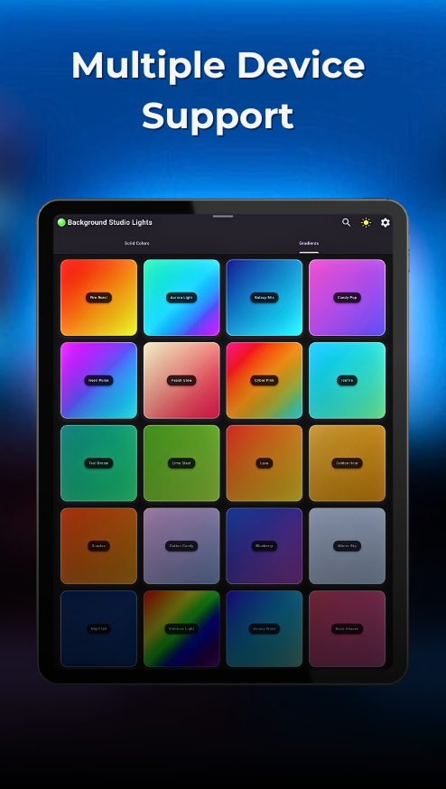 Studio Light UI Screen 3